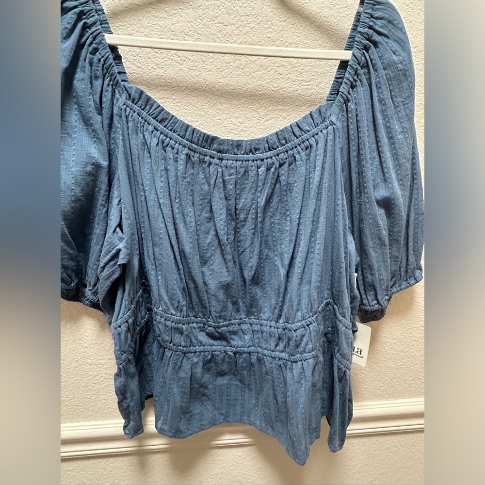 Ana cotton on or off the shoulder top 3x cotton